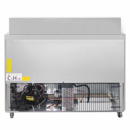 Polar U-Series Double Door Prep Counter Fridge 405Ltr • PAS-GD882-A