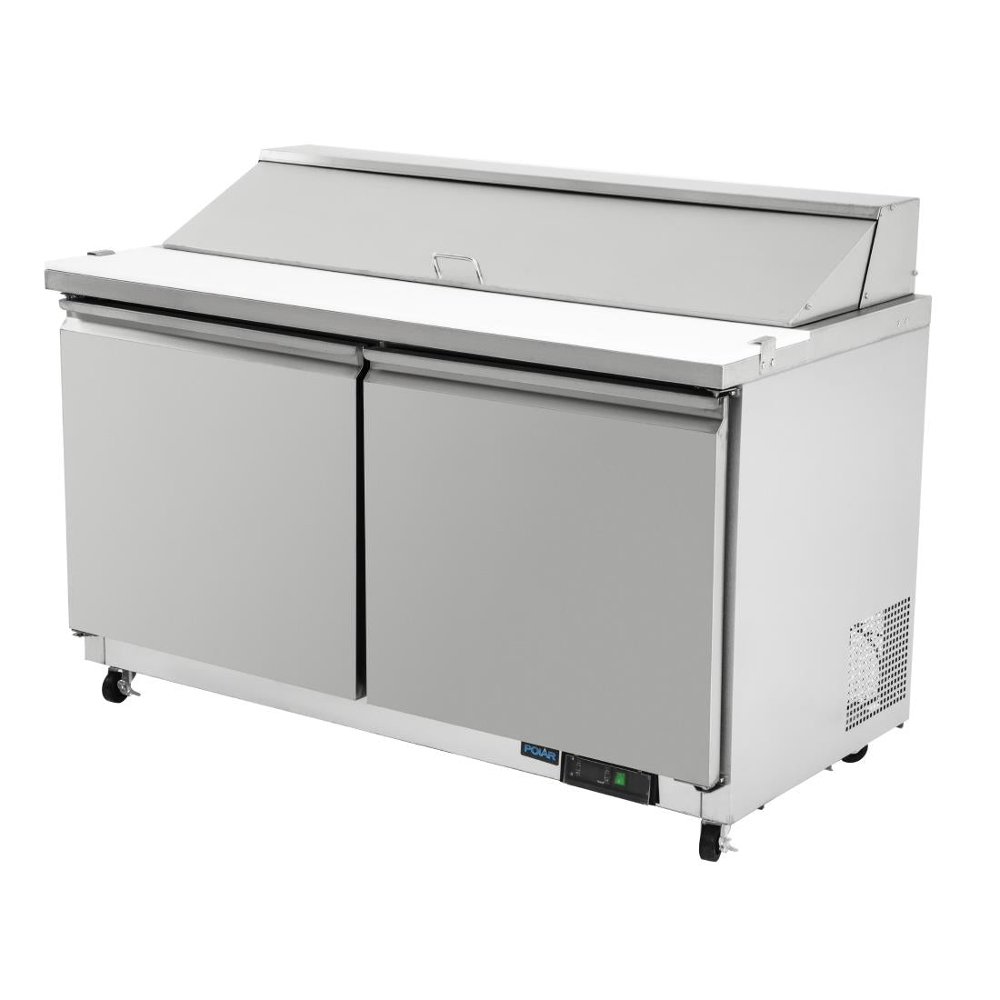 Polar U-Series Double Door Prep Counter Fridge 527Ltr • PAS-GD883-A