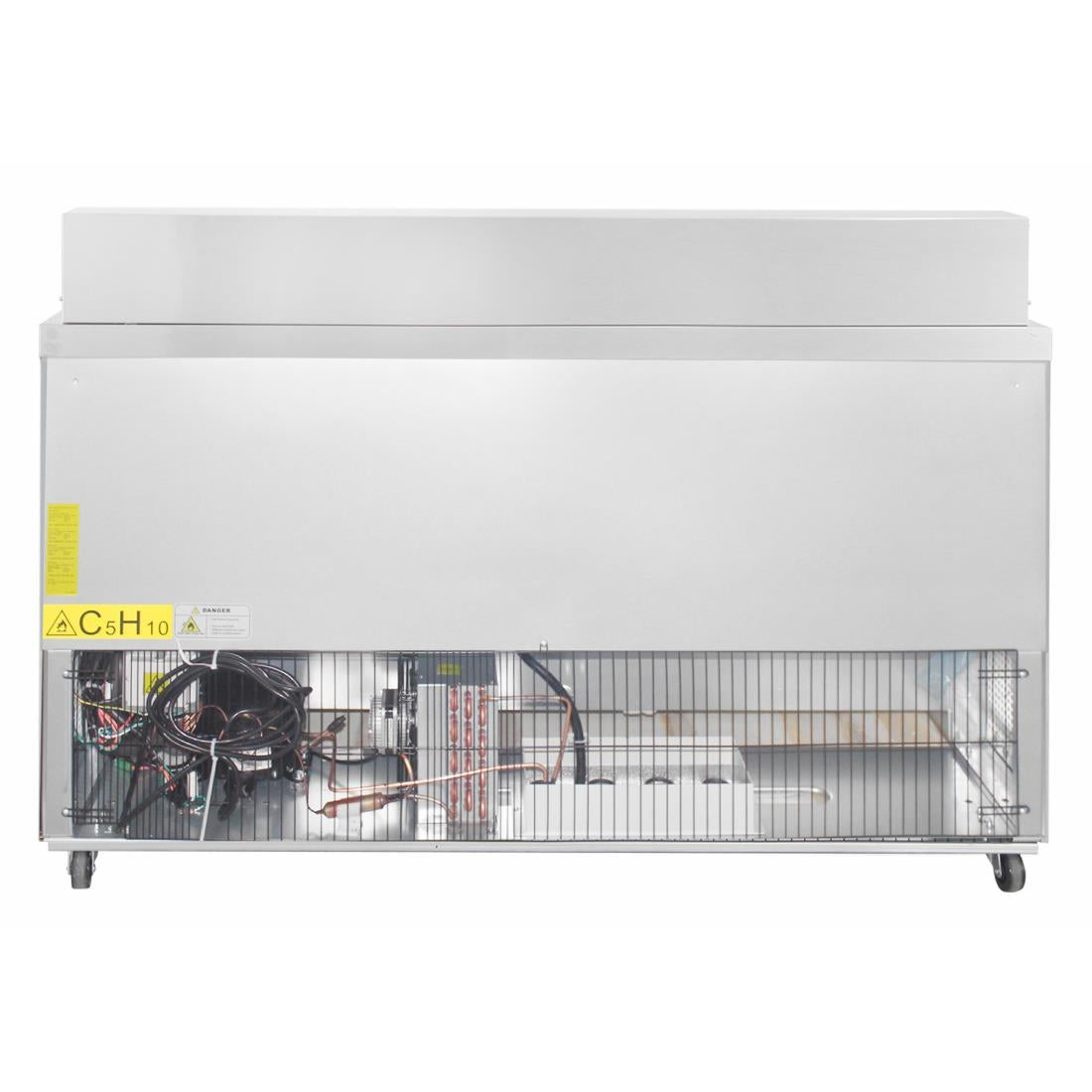 Polar U-Series Double Door Prep Counter Fridge 527Ltr • PAS-GD883-A