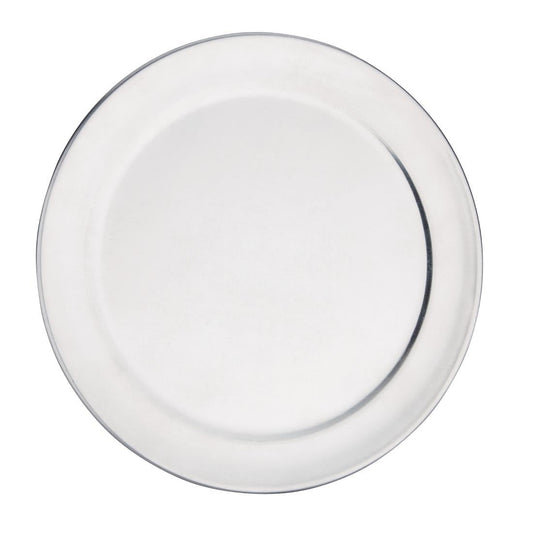 Vogue Aluminium Pizza Tray Wide Rim 205mm • PAS-GE196