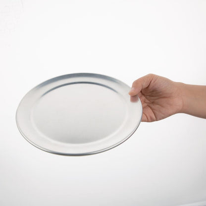 Vogue Aluminium Pizza Tray Wide Rim 205mm • PAS-GE196