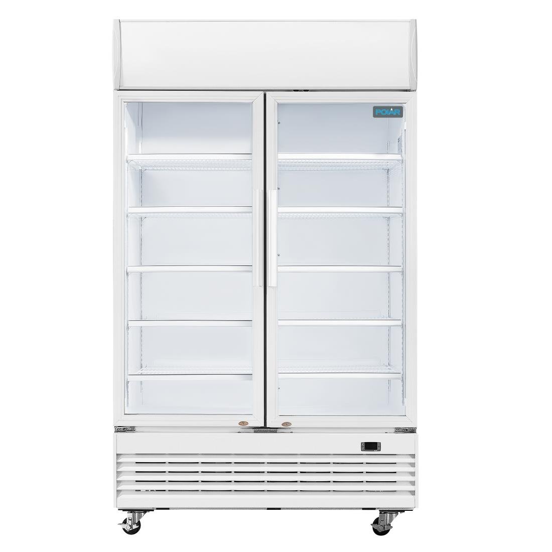 Polar G-Series Upright Display Cooler with Light Box 950Ltr • PAS-GE580-A