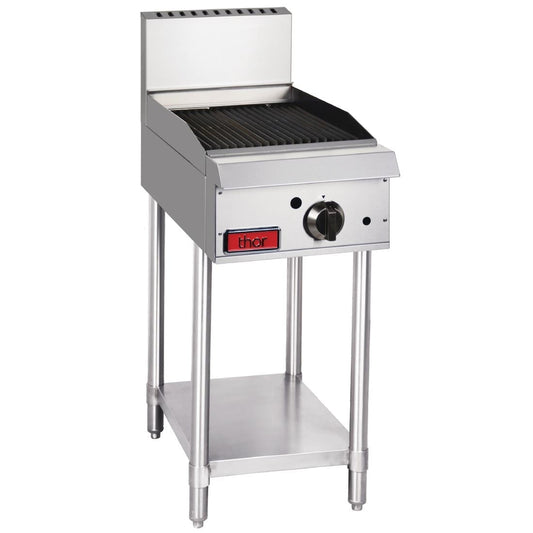 Thor 15" Radiant Charbroiler 1 Burner Safety Valve, Flame Fail Protect TR-CBR15F • PAS-GE755-N