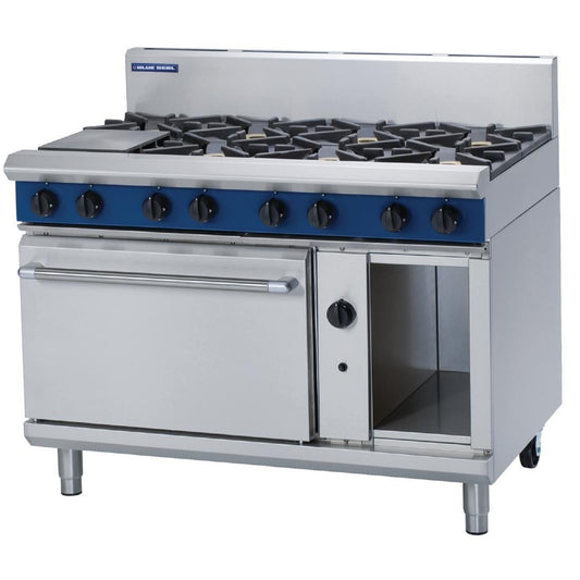 Blue Seal by Moffat 8 Burner Propane Gas Oven Range G508D • PAS-GE825-P