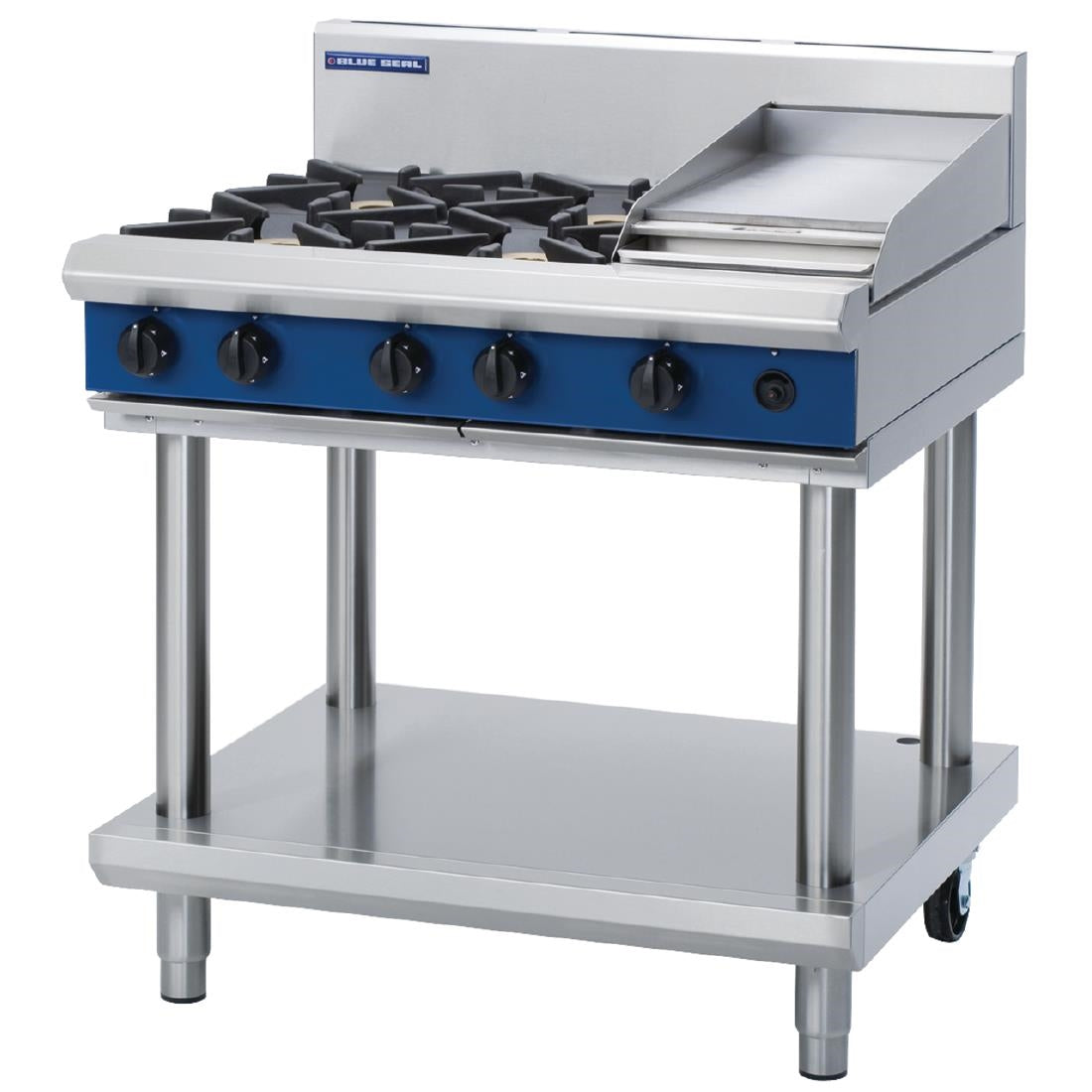 Blue Seal by Moffat Freestanding 4 Burner Gas Cooktop with Griddle Plate G516CLS • PAS-P_GE831