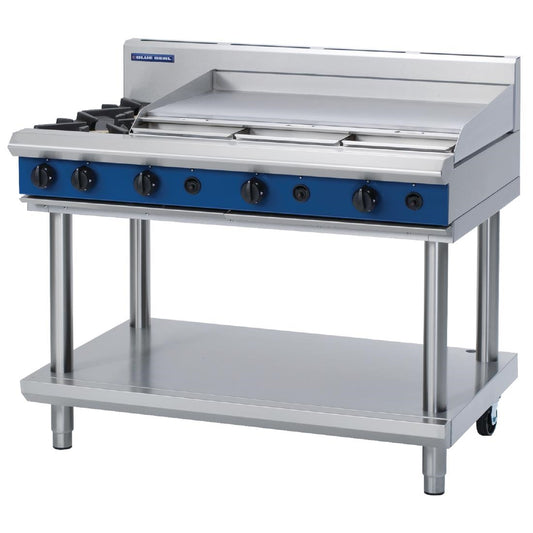 Blue Seal by Moffat Freestanding 2 Burner Gas Cooktop with Griddle Plate G518ALS • PAS-P_GE833