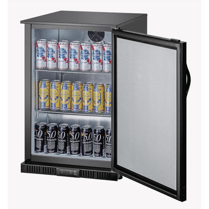 Polar G-series 850mm Single Door Back Bar Cooler Solid Door 128 Ltr • PAS-GE997-A