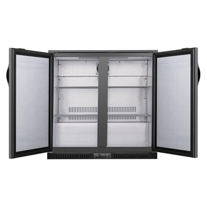 Polar G-series 850mm Double Door Back Bar Cooler Solid Door 198 Ltr • PAS-GE998-A