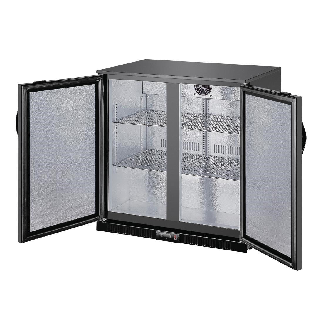 Polar G-series 850mm Double Door Back Bar Cooler Solid Door 198 Ltr • PAS-GE998-A