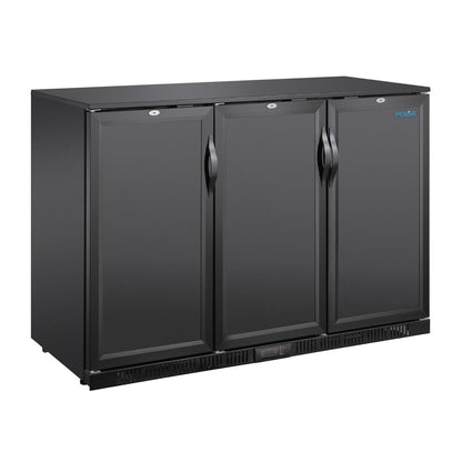 Polar G-series 850mm Triple Door Back Bar Cooler Solid Door 320 Ltr • PAS-GE999-A