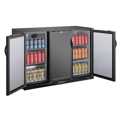 Polar G-series 850mm Triple Door Back Bar Cooler Solid Door 320 Ltr • PAS-GE999-A