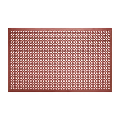 Jantex Rubber Grease-resistant Anti-Fatigue Mat Red - 1500 x 900mm • PAS-GF017