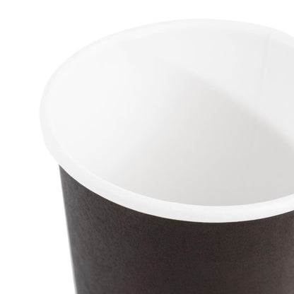Fiesta Recyclable Hot Cup Single Wall Black 114ml (50 Pack) (114ml | Pack Quantity: 50) • PAS-GF019