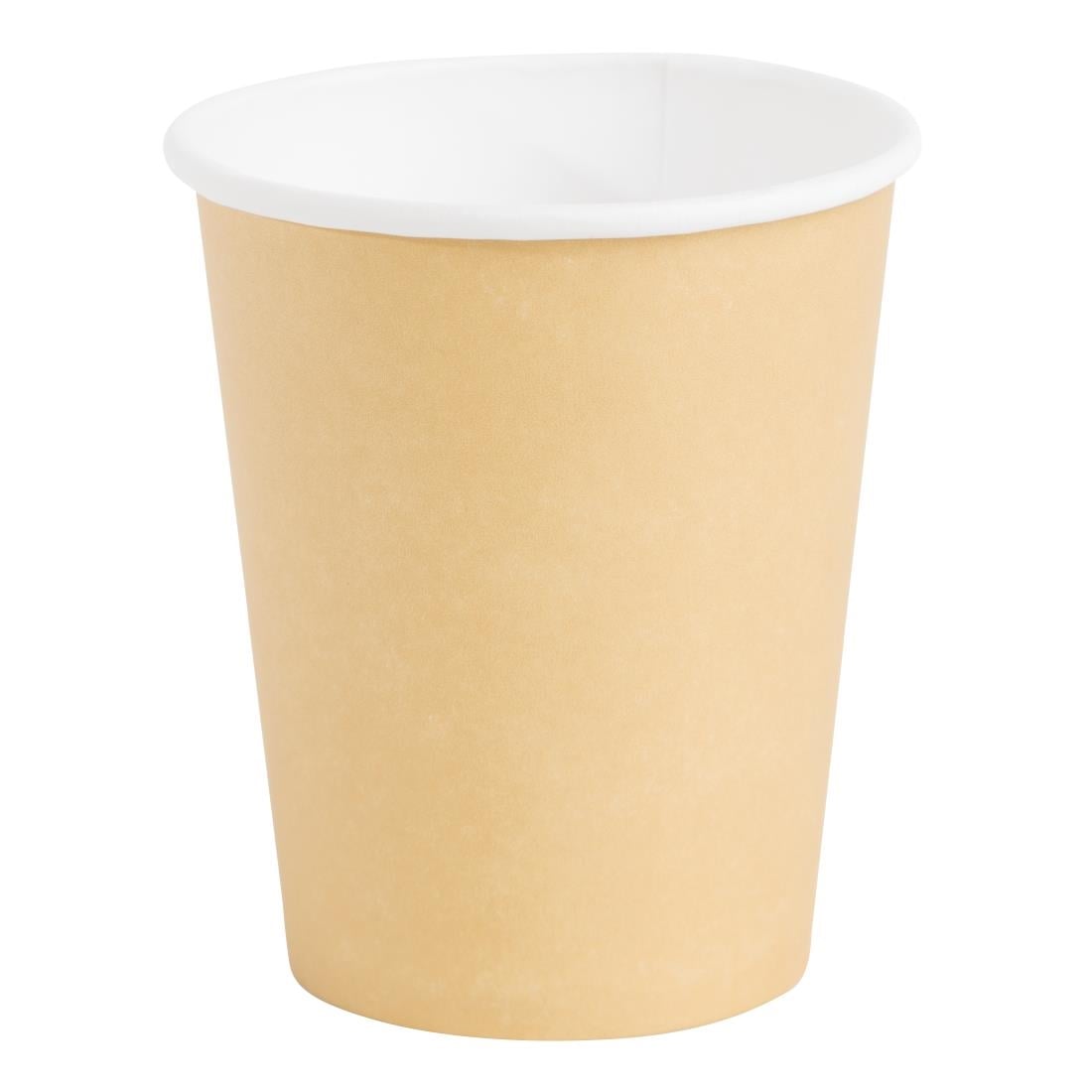 Fiesta Recyclable Hot Cup Single Wall Kraft 225ml (1000 Pack) (Pack of 1000) • PAS-GF030