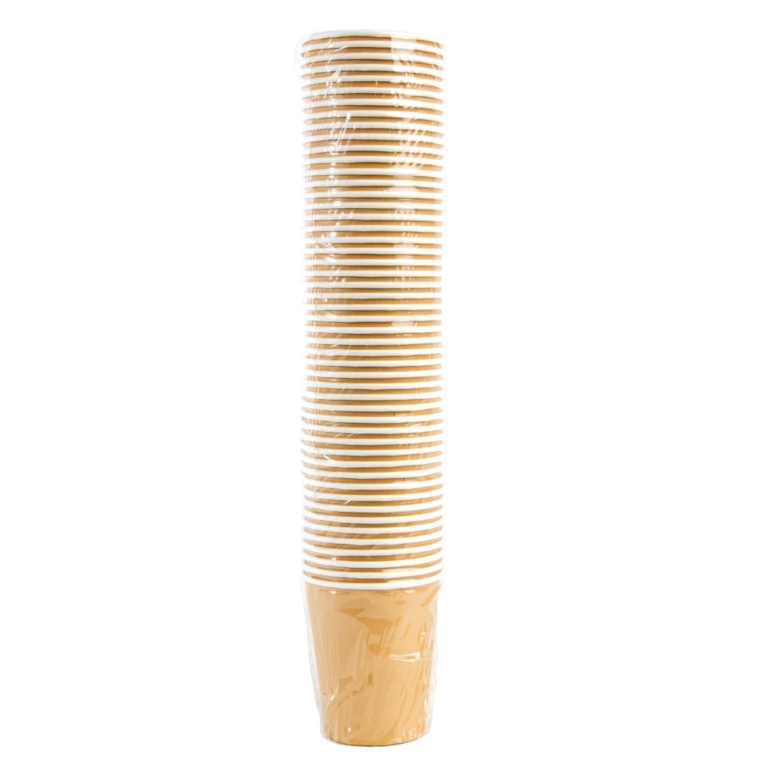 Fiesta Recyclable Hot Cup Single Wall Kraft 225ml (1000 Pack) (Pack of 1000) • PAS-GF030
