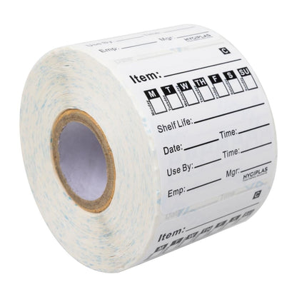 Hygiplas Freezable Day of the Week Labels (500 Pack) (Pack quantity: 500) • PAS-GF049