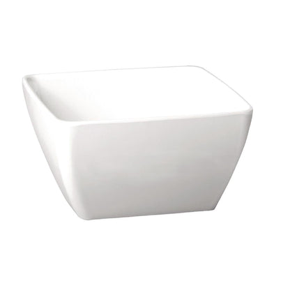 APS Pure Melamine White Square Bowl 190mm • PAS-GF136