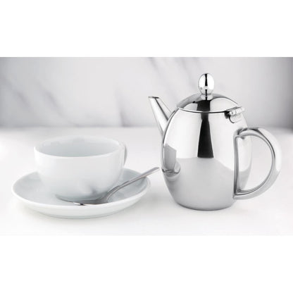 Olympia Richmond Stainless Steel Teapot 500ml • PAS-GF234