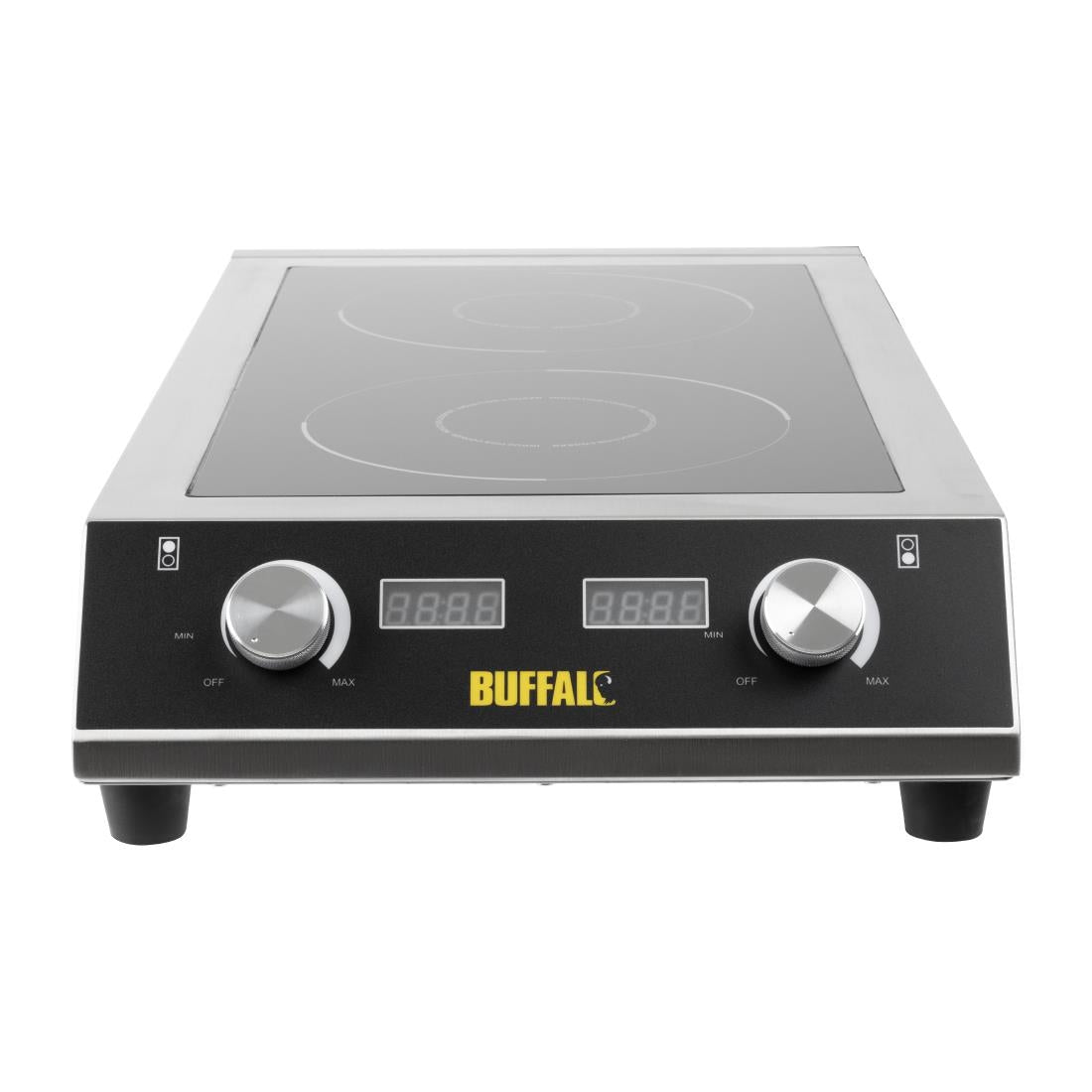 Apuro Heavy Duty Double Induction Hob 7kW • PAS-GF239-A