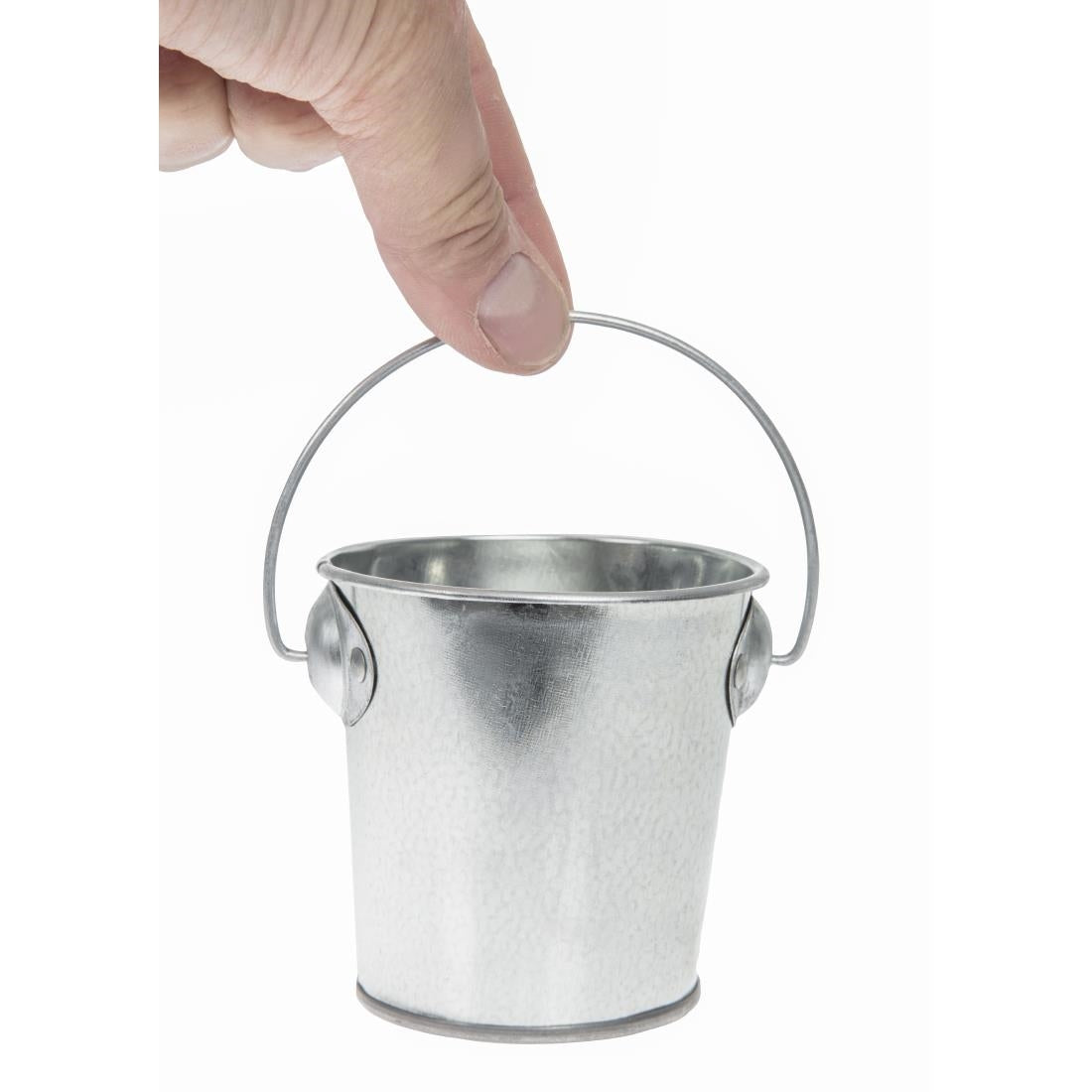 Olympia Round Galvanised Bucket 70x80mm • PAS-GF246