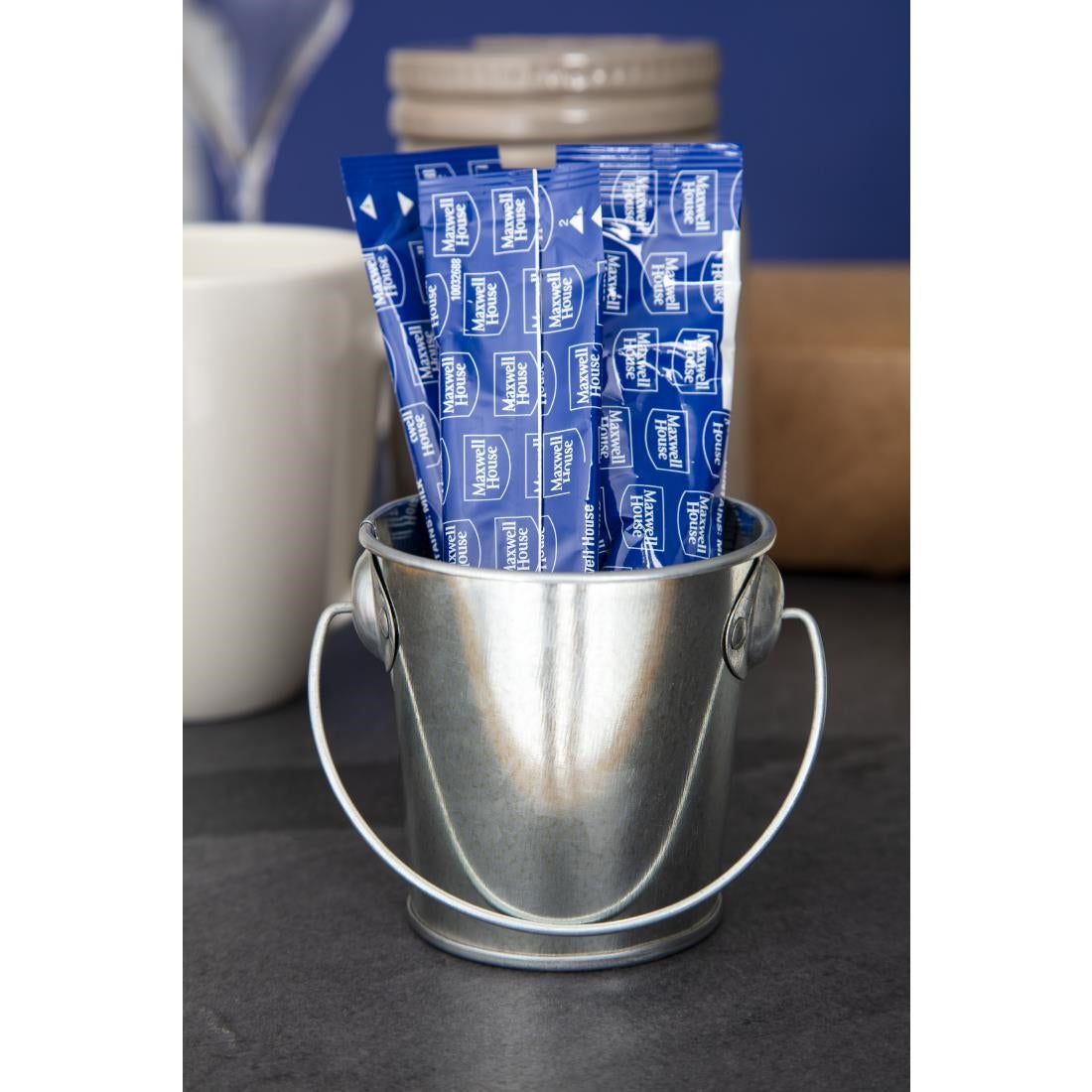 Olympia Round Galvanised Bucket 70x80mm • PAS-GF246