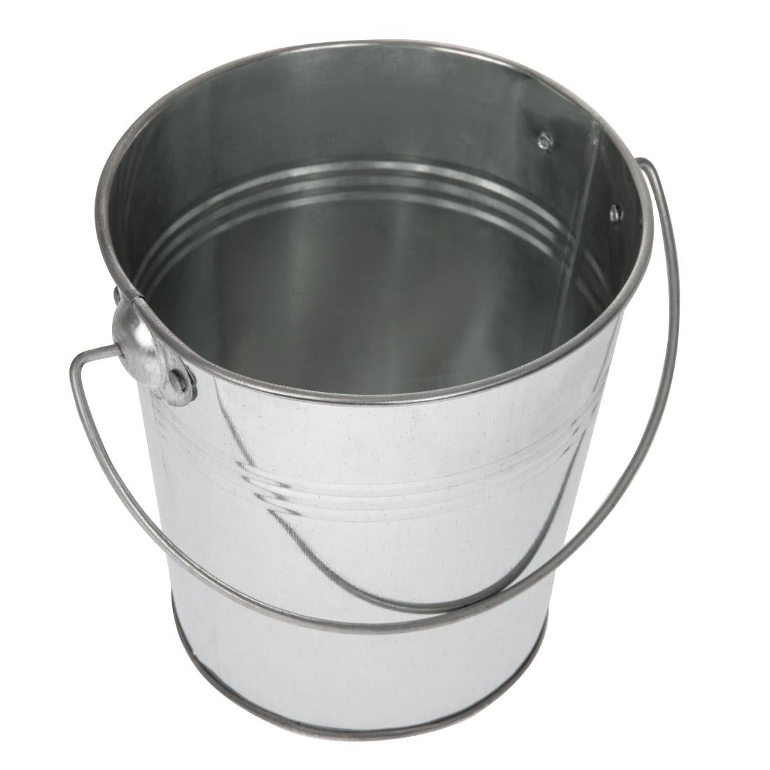 Olympia Round Galvanised Bucket 120x130mm • PAS-GF247