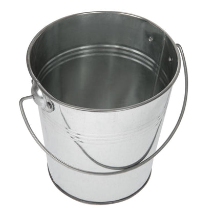 Olympia Round Galvanised Bucket 120x130mm • PAS-GF247