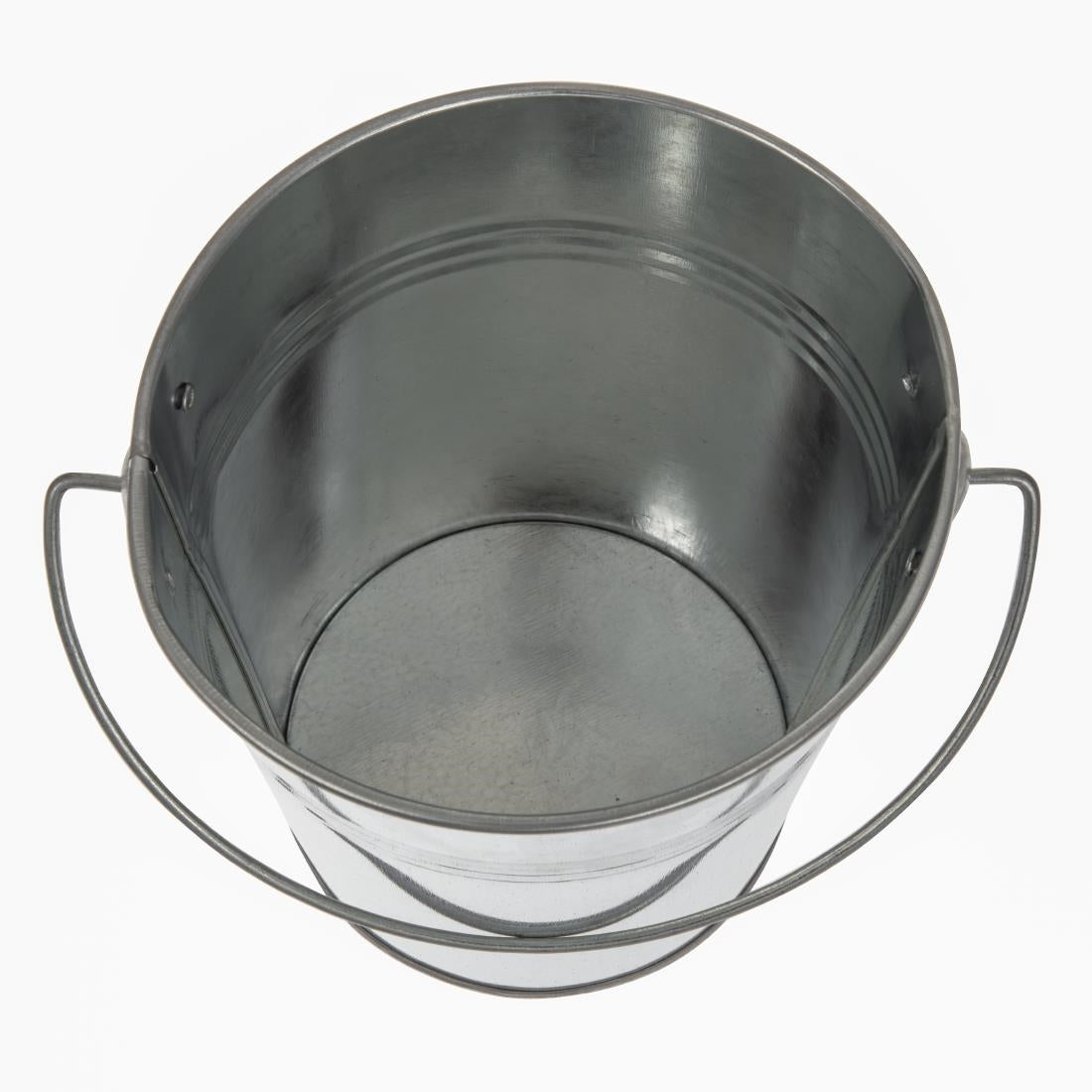 Olympia Round Galvanised Bucket 120x130mm • PAS-GF247