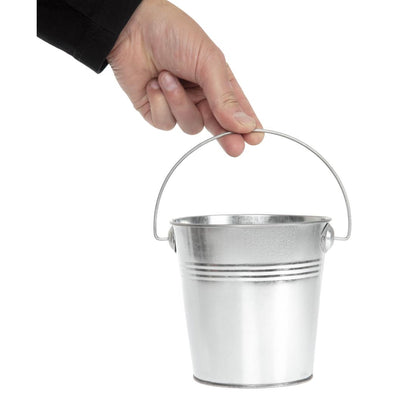 Olympia Round Galvanised Bucket 120x130mm • PAS-GF247