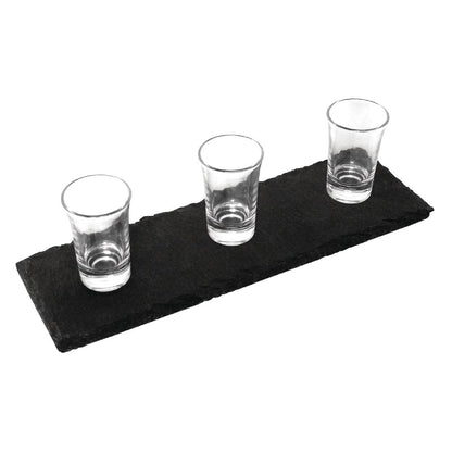 Olympia Natural Slate Rectangular Display Trays 300mm (4 Pack) (Pack of 4) • PAS-CK408