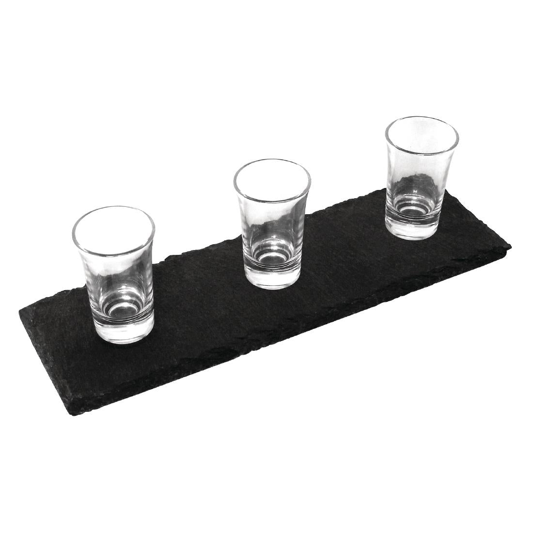 Olympia Natural Slate Rectangular Display Trays 300mm (4 Pack) • PAS-CK408