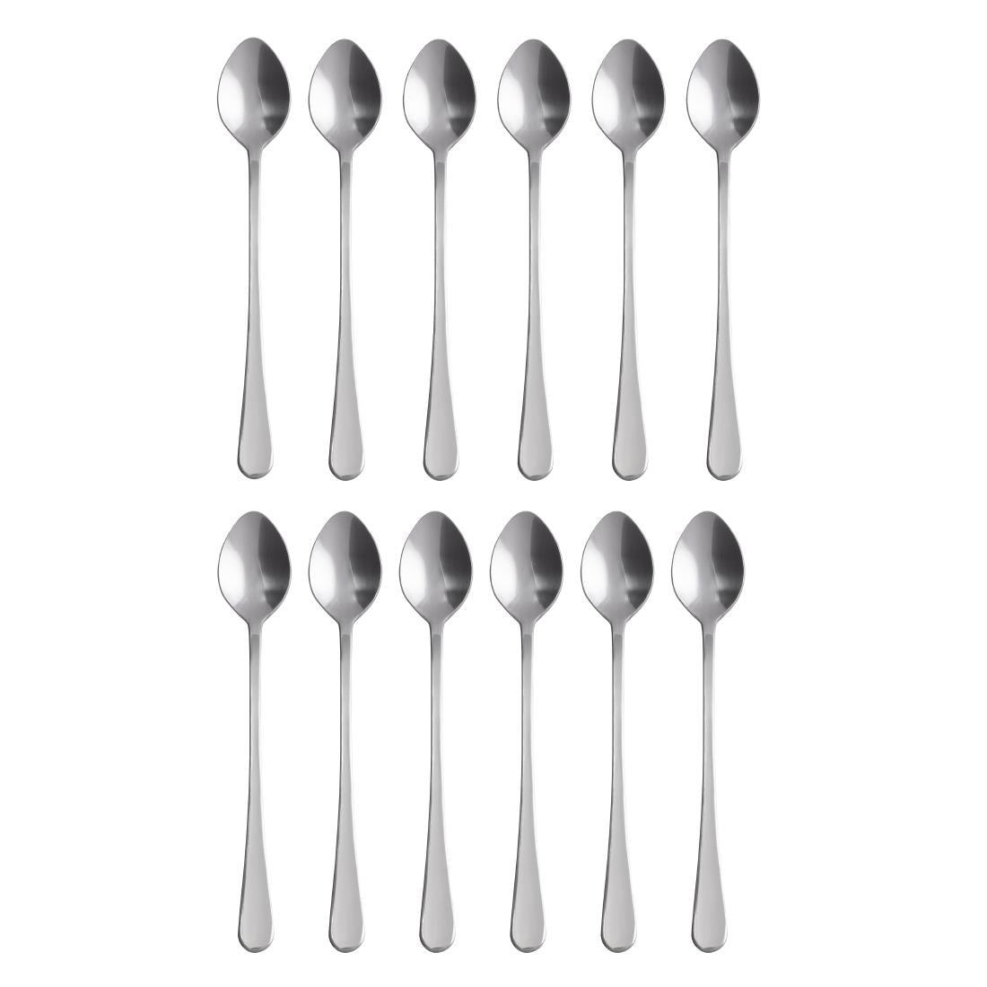 Olympia Buckingham Latte Spoons (12 Pack) (195(L)mm. Material: 18/0 Stainless Steel. Pack Quantity: 12) • PAS-GF619