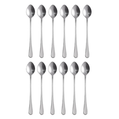 Olympia Buckingham Latte Spoons (12 Pack) (195(L)mm. Material: 18/0 Stainless Steel. Pack Quantity: 12) • PAS-GF619