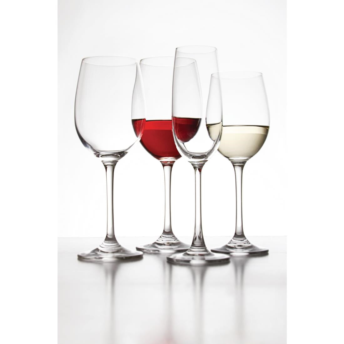 Olympia Modale Crystal Wine Glasses 395ml (6 Pack) • PAS-GF727