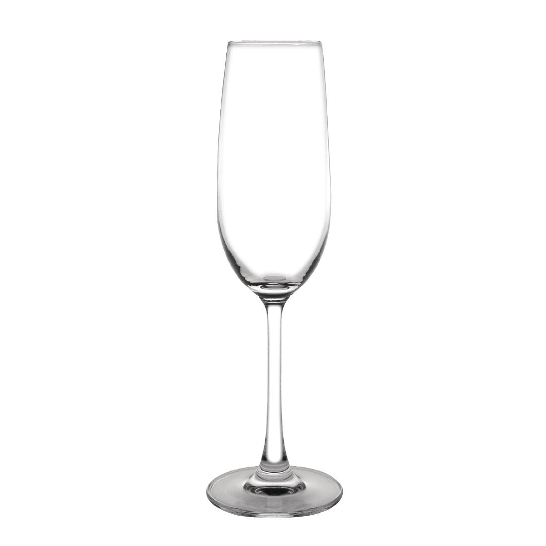 Olympia Modale Crystal Flute Glasses 215ml (6 Pack) • PAS-GF728