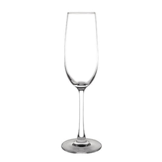 Olympia Modale Crystal Flute Glasses 215ml (6 Pack) • PAS-GF728