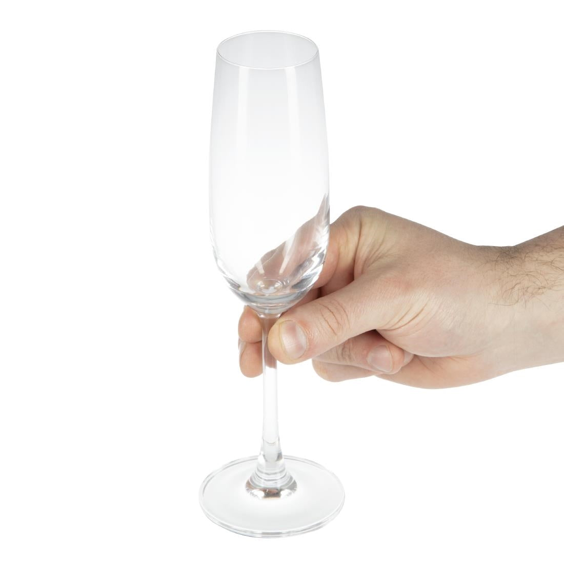 Olympia Modale Crystal Flute Glasses 215ml (6 Pack) • PAS-GF728