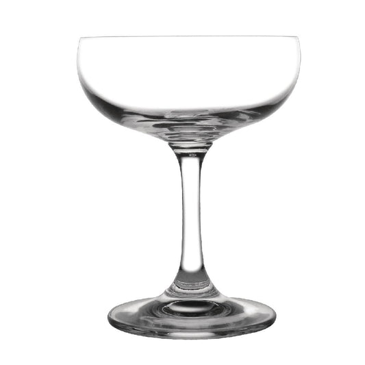 Olympia Bar Collection Crystal Champagne Saucers 200ml (6 Pack) • PAS-GF732