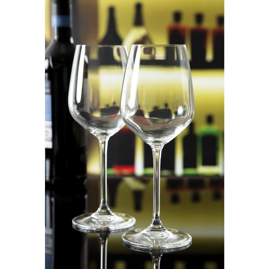 Olympia Chime Crystal Wine Glasses 365ml (6 Pack) • PAS-GF733