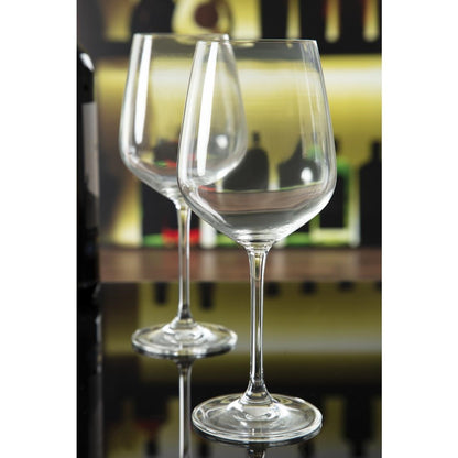 Olympia Chime Crystal Wine Glasses 495ml (6 Pack) • PAS-GF734