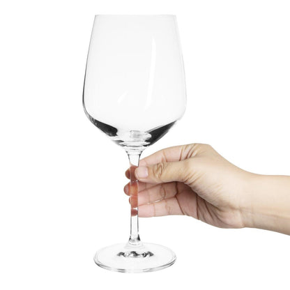 Olympia Chime Crystal Wine Glasses 620ml (6 Pack) • PAS-GF735