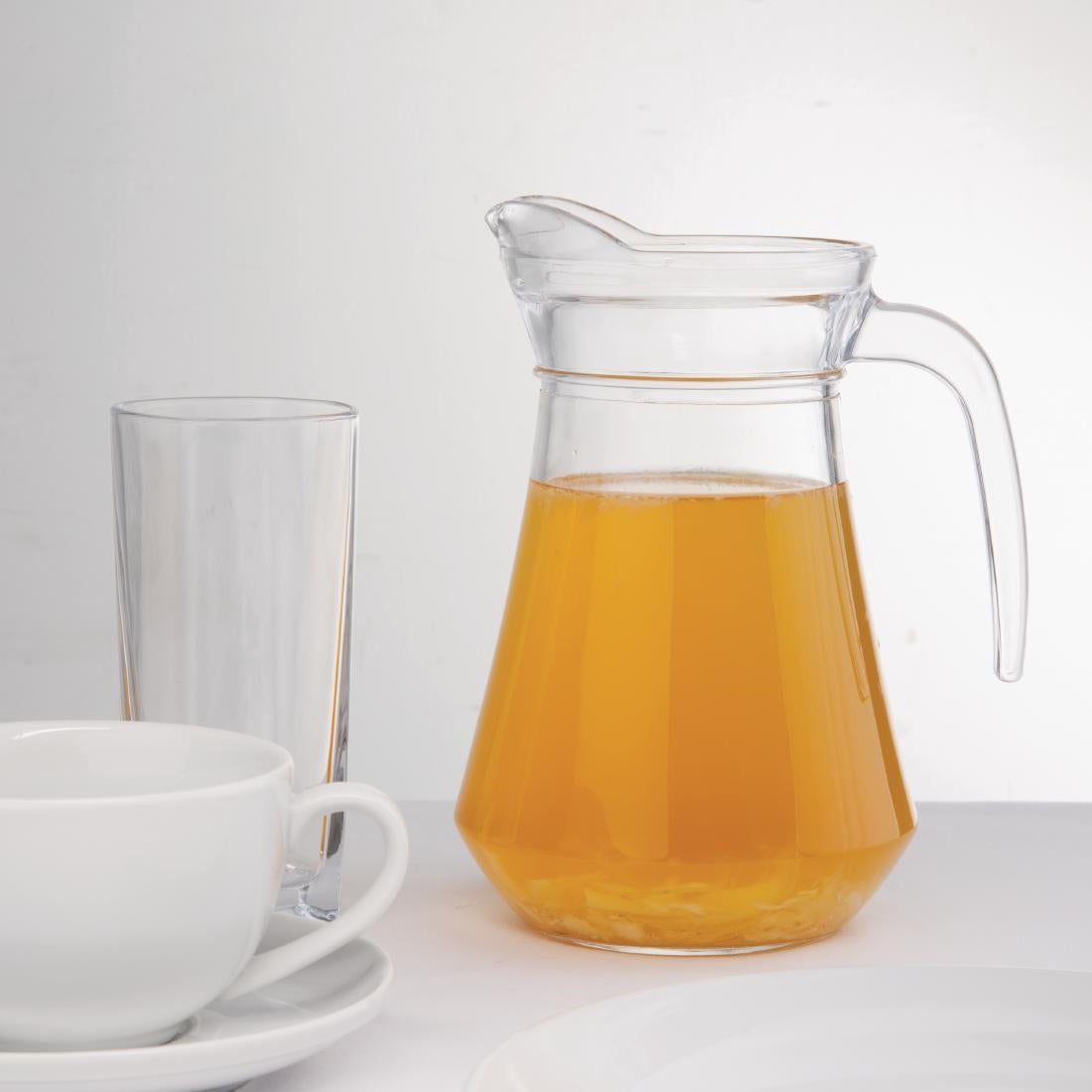 Olympia Glass Jugs 1Ltr (6 Pack) • PAS-GF923