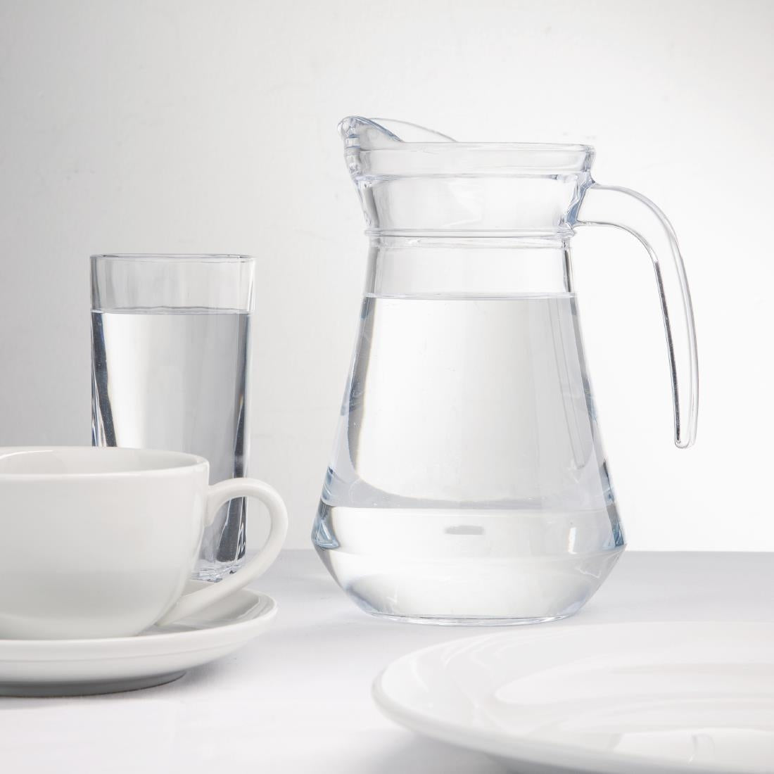 Olympia Glass Jugs 1Ltr (6 Pack) • PAS-GF923