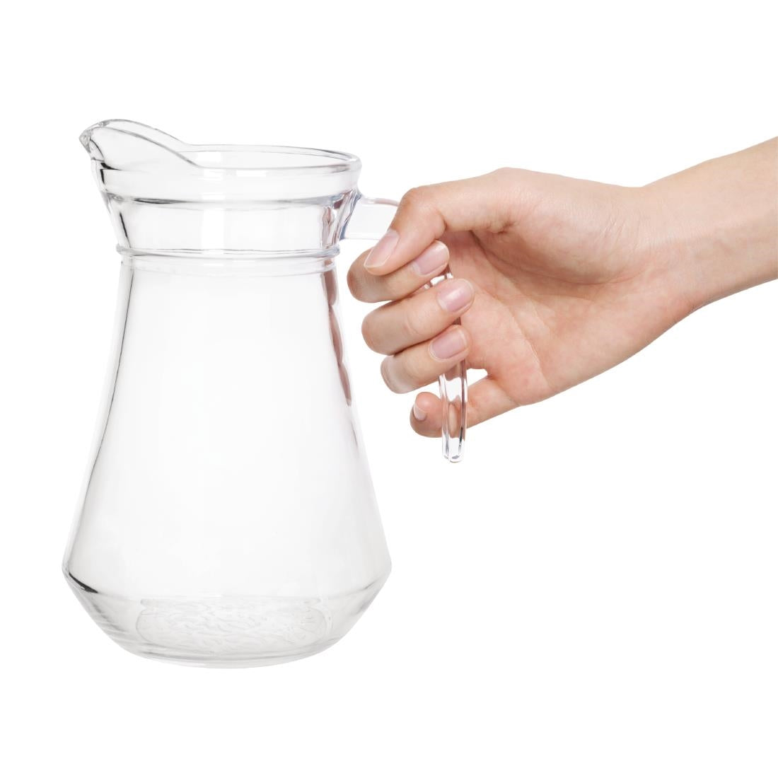 Olympia Glass Jugs 1Ltr (6 Pack) • PAS-GF923
