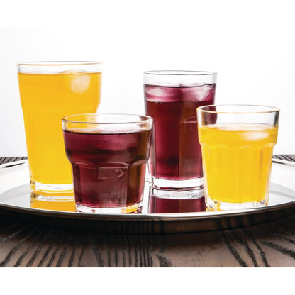 Olympia Toughened Orleans Rocks Tumblers 240ml (12 Pack) • PAS-GF926