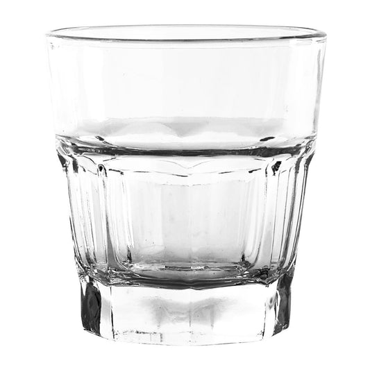 Olympia Toughened Orleans Rocks Tumblers 240ml (12 Pack) • PAS-GF926