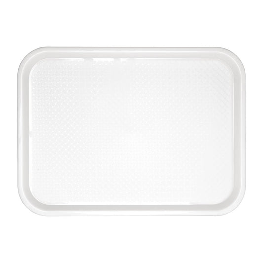 Olympia Kristallon Polypropylene Fast Food Tray White 275x353mm (Colour: White. 275x353mm) • PAS-GF995