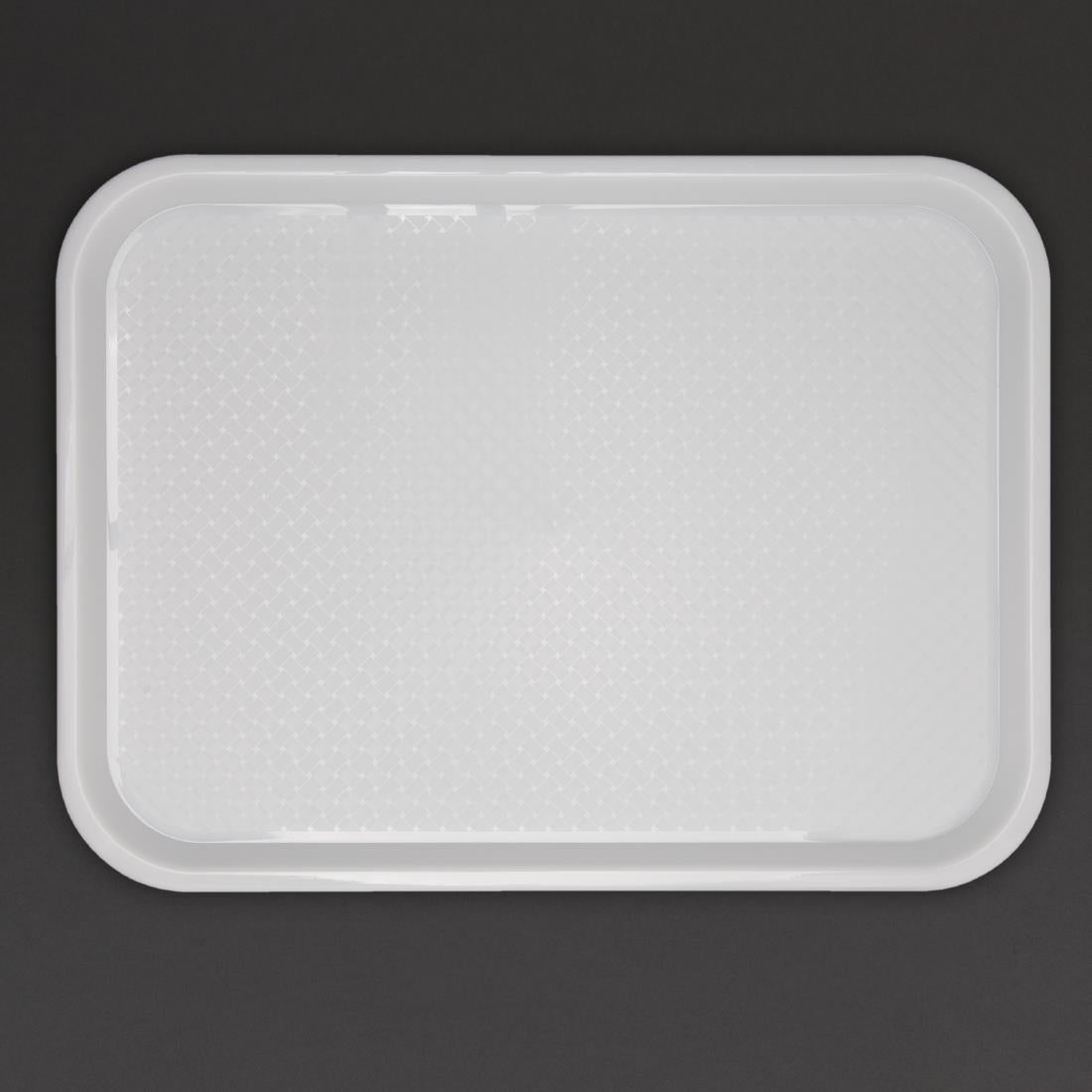 Olympia Kristallon Polypropylene Fast Food Tray White 275x353mm (Colour: White. 275x353mm) • PAS-GF995