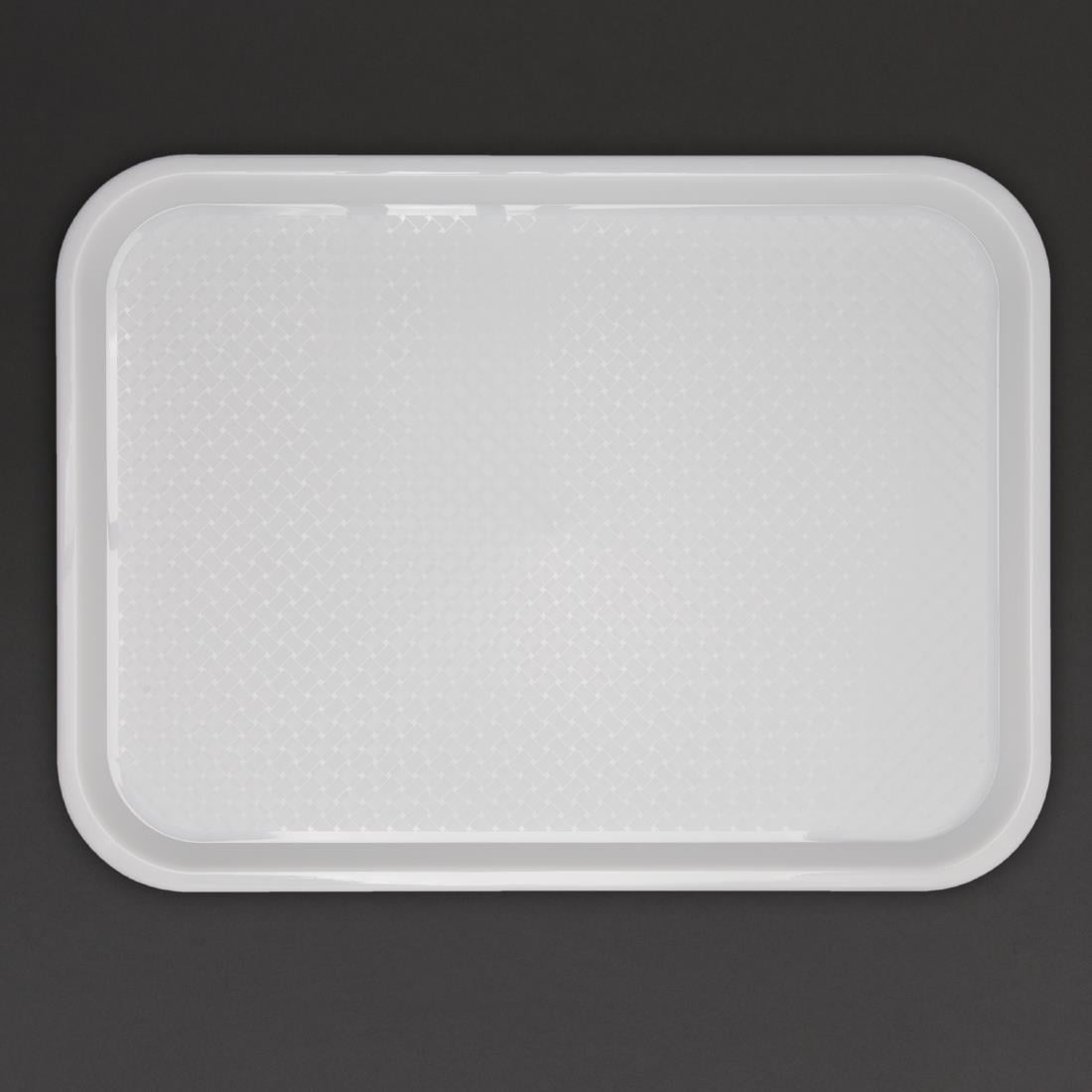 Olympia Kristallon Polypropylene Fast Food Tray White • PAS-P_GF995