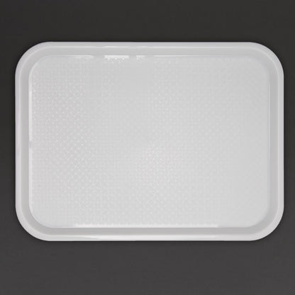 Olympia Kristallon Polypropylene Fast Food Tray White • PAS-P_GF995